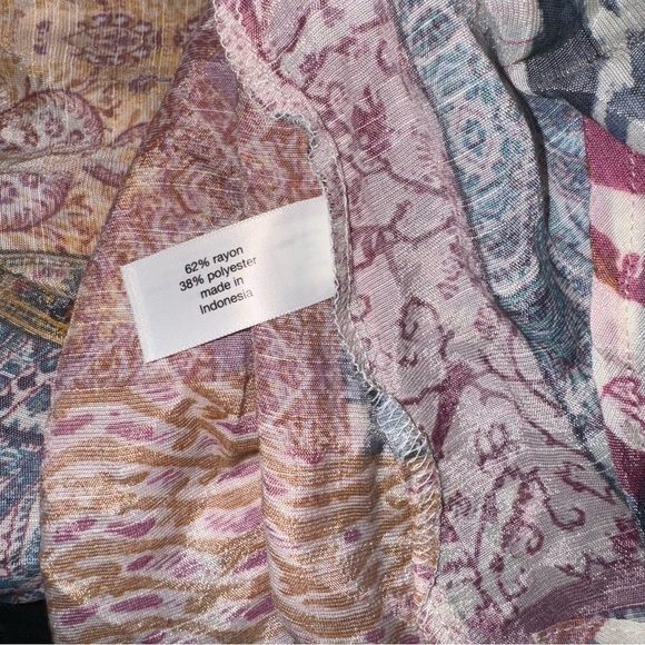 Lane Bryant Classic Long-Sleeve Ruffle Split-Neck Button-Down Shirt - Size 14/16 - Picture 10 of 10